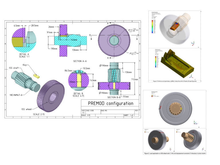 Gearbox shaft fatigue analysis
