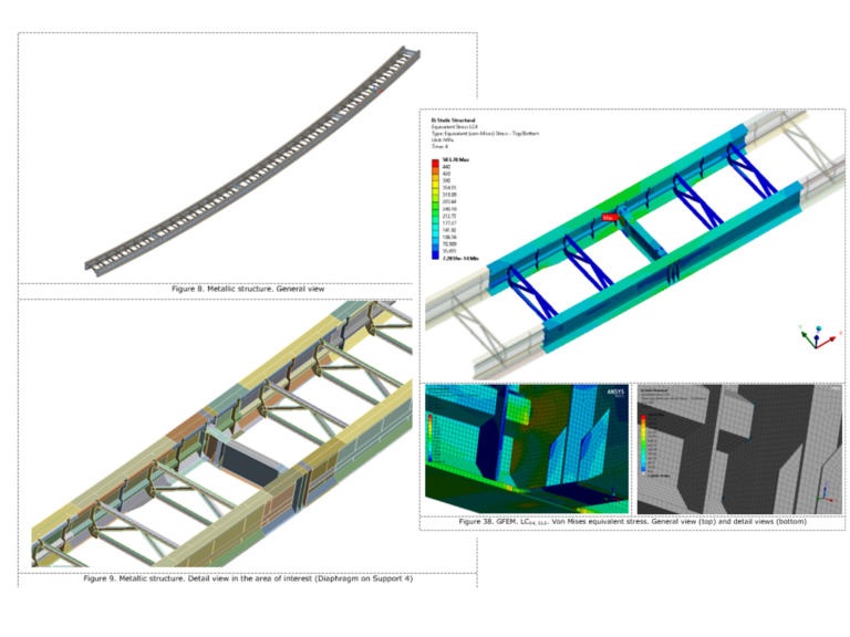 Stress-concentration regions in bridges